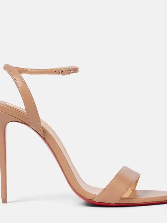 Christian Louboutin Shoes - Christian Louboutin.                        Loubigirl 100MM Leather Sandals